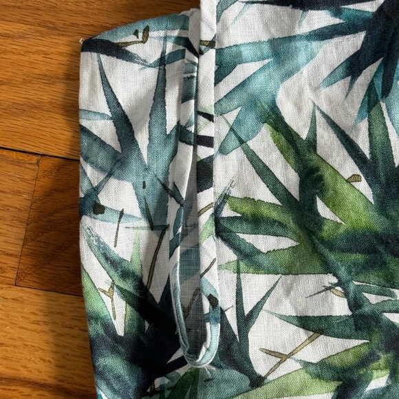 Jim Thompson Linen Boxy Midi Dress Bamboo Print. Size ?S? - Picture 13 of 16